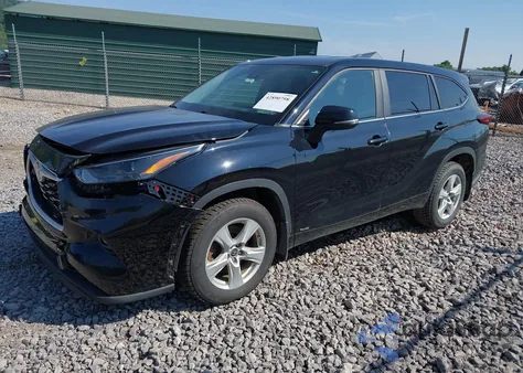 2023 Toyota Highlander Hybrid Le from USA, damaged, VIN 5TDBBRCH2PS567990